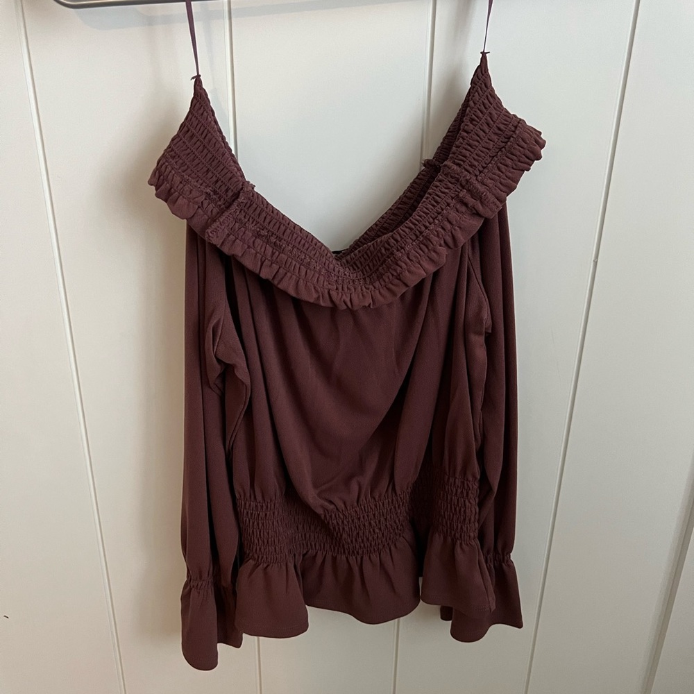 Express off shoulder top